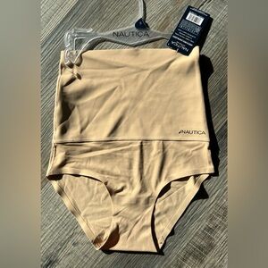 Nautica Beige High-Waisted Shapewear